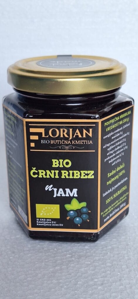 BIO črni ribez jam
